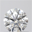 Natural Diamond 0.42 Carats, Round with Excellent Cut, G Color, SI1 Clarity and Certified by GIA