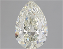 Natural Diamond 1.50 Carats, Pear with  Cut, K Color, I1 Clarity and Certified by GIA