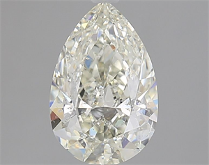 Picture of Natural Diamond 1.50 Carats, Pear with  Cut, K Color, I1 Clarity and Certified by GIA