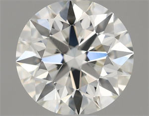 Picture of Natural Diamond 0.54 Carats, Round with Excellent Cut, K Color, VVS2 Clarity and Certified by GIA