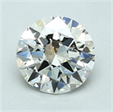 Natural Diamond 1.50 Carats, Round with Excellent Cut, H Color, VVS1 Clarity and Certified by GIA