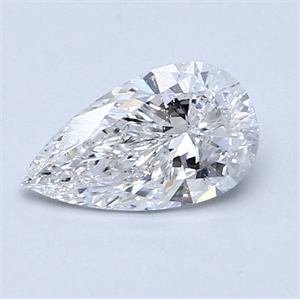1.01 Carats, Pear Diamond with  Cut, E Color, SI2 Clarity and Certified by GIA