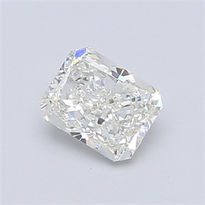 0.70 Carats, Radiant Diamond with  Cut, I Color, VS2 Clarity and Certified by GIA
