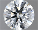 Natural Diamond 0.41 Carats, Round with Excellent Cut, G Color, VS2 Clarity and Certified by IGI