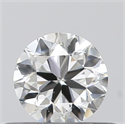 Natural Diamond 0.40 Carats, Round with Very Good Cut, H Color, VS2 Clarity and Certified by GIA