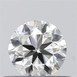 Picture of Natural Diamond 0.40 Carats, Round with Very Good Cut, H Color, VS2 Clarity and Certified by GIA