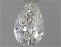 Natural Diamond 0.72 Carats, Pear with  Cut, H Color, IF Clarity and Certified by GIA