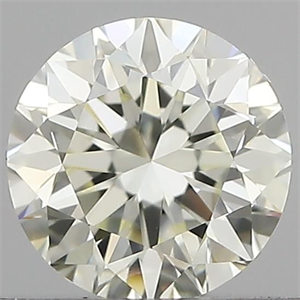 Picture of Natural Diamond 0.40 Carats, Round with Very Good Cut, J Color, VVS1 Clarity and Certified by IGI