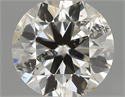 Natural Diamond 0.40 Carats, Round with Very Good Cut, H Color, SI2 Clarity and Certified by IGI