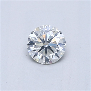 Picture of Natural Diamond 0.40 Carats, Round with Very Good Cut, J Color, I1 Clarity and Certified by GIA