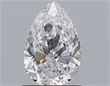 Natural Diamond 1.00 Carats, Pear with  Cut, D Color, VS1 Clarity and Certified by GIA