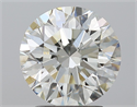 Natural Diamond 2.50 Carats, Round with Excellent Cut, I Color, VS2 Clarity and Certified by IGI