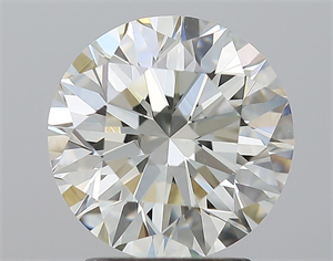 Picture of Natural Diamond 2.50 Carats, Round with Excellent Cut, I Color, VS2 Clarity and Certified by IGI