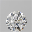 Natural Diamond 2.01 Carats, Round with Excellent Cut, H Color, VS2 Clarity and Certified by GIA