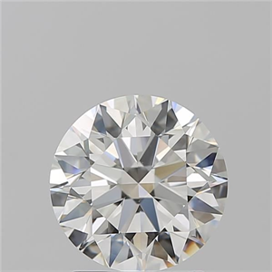 Picture of Natural Diamond 2.01 Carats, Round with Excellent Cut, H Color, VS2 Clarity and Certified by GIA