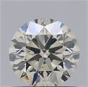 Natural Diamond 0.71 Carats, Round with Excellent Cut, J Color, SI2 Clarity and Certified by IGI