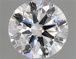 Picture of Natural Diamond 0.46 Carats, Round with Excellent Cut, H Color, VS1 Clarity and Certified by GIA