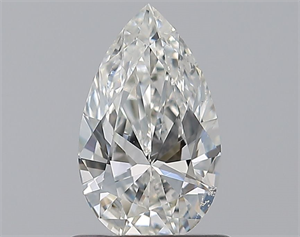 Picture of Natural Diamond 0.70 Carats, Pear with  Cut, H Color, SI1 Clarity and Certified by GIA