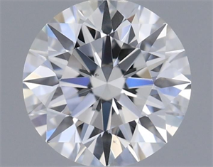 Picture of Natural Diamond 0.40 Carats, Round with Excellent Cut, H Color, VS2 Clarity and Certified by GIA