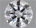 Natural Diamond 0.40 Carats, Round with Very Good Cut, F Color, VS2 Clarity and Certified by GIA