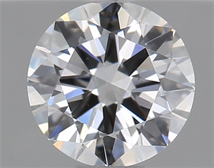 Picture of Natural Diamond 0.40 Carats, Round with Very Good Cut, F Color, VS2 Clarity and Certified by GIA