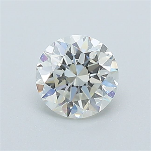 Picture of Natural Diamond 0.50 Carats, Round with Very Good Cut, J Color, VVS1 Clarity and Certified by GIA