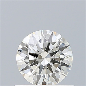 Picture of Natural Diamond 0.50 Carats, Round with Excellent Cut, J Color, SI1 Clarity and Certified by GIA