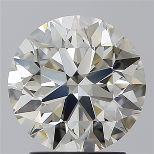 Picture of Natural Diamond 2.50 Carats, Round with Excellent Cut, I Color, VS1 Clarity and Certified by IGI