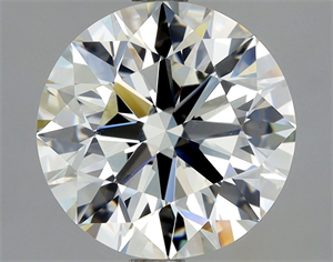 Picture of Natural Diamond 2.30 Carats, Round with Excellent Cut, J Color, IF Clarity and Certified by GIA