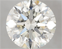 Natural Diamond 5.01 Carats, Round with Excellent Cut, J Color, VS2 Clarity and Certified by IGI