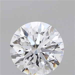 Picture of Natural Diamond 2.70 Carats, Round with Excellent Cut, D Color, VS1 Clarity and Certified by GIA