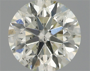 Picture of Natural Diamond 0.70 Carats, Round with Excellent Cut, J Color, SI1 Clarity and Certified by IGI