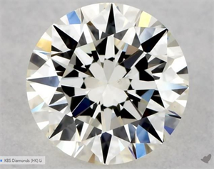 Picture of Natural Diamond 0.50 Carats, Round with Excellent Cut, J Color, SI1 Clarity and Certified by GIA