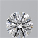 Natural Diamond 2.08 Carats, Round with Excellent Cut, E Color, VVS1 Clarity and Certified by GIA