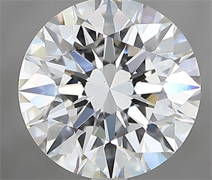 Picture of Natural Diamond 2.00 Carats, Round with Excellent Cut, H Color, VS1 Clarity and Certified by GIA