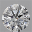 Natural Diamond 1.65 Carats, Round with Excellent Cut, D Color, VS2 Clarity and Certified by GIA