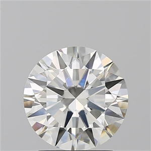 Picture of Natural Diamond 2.01 Carats, Round with Excellent Cut, I Color, VS1 Clarity and Certified by GIA