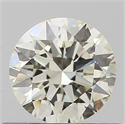 Natural Diamond 0.51 Carats, Round with Excellent Cut, J Color, VS1 Clarity and Certified by IGI