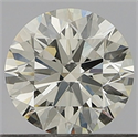 Natural Diamond 0.40 Carats, Round with Excellent Cut, J Color, SI1 Clarity and Certified by GIA