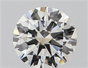 Natural Diamond 0.40 Carats, Round with Excellent Cut, H Color, SI1 Clarity and Certified by GIA