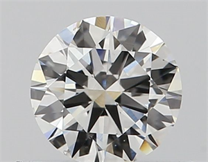 Picture of Natural Diamond 0.40 Carats, Round with Excellent Cut, H Color, SI1 Clarity and Certified by GIA