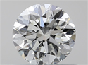 Natural Diamond 0.50 Carats, Round with Very Good Cut, J Color, VS1 Clarity and Certified by GIA