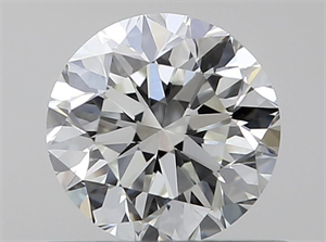 Picture of Natural Diamond 0.50 Carats, Round with Very Good Cut, J Color, VS1 Clarity and Certified by GIA