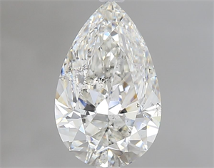 Picture of Natural Diamond 1.70 Carats, Pear with  Cut, H Color, SI2 Clarity and Certified by GIA