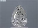 Natural Diamond 1.01 Carats, Pear with  Cut, G Color, I1 Clarity and Certified by IGI