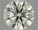 Natural Diamond 0.43 Carats, Round with Excellent Cut, I Color, VS1 Clarity and Certified by IGI