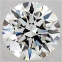 Natural Diamond 0.40 Carats, Round with Very Good Cut, J Color, VS2 Clarity and Certified by GIA