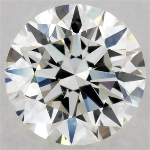 Picture of Natural Diamond 0.40 Carats, Round with Very Good Cut, J Color, VS2 Clarity and Certified by GIA