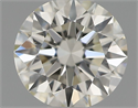 Natural Diamond 0.42 Carats, Round with Excellent Cut, I Color, VS1 Clarity and Certified by IGI