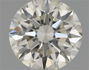 Picture of Natural Diamond 0.42 Carats, Round with Excellent Cut, I Color, VS1 Clarity and Certified by IGI